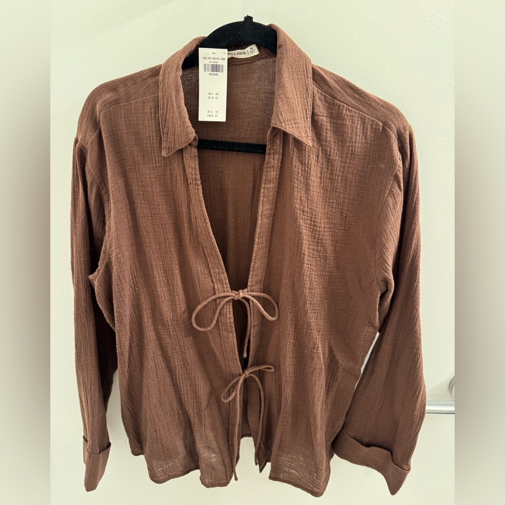 Abercrombie & Fitch Brown Blouse